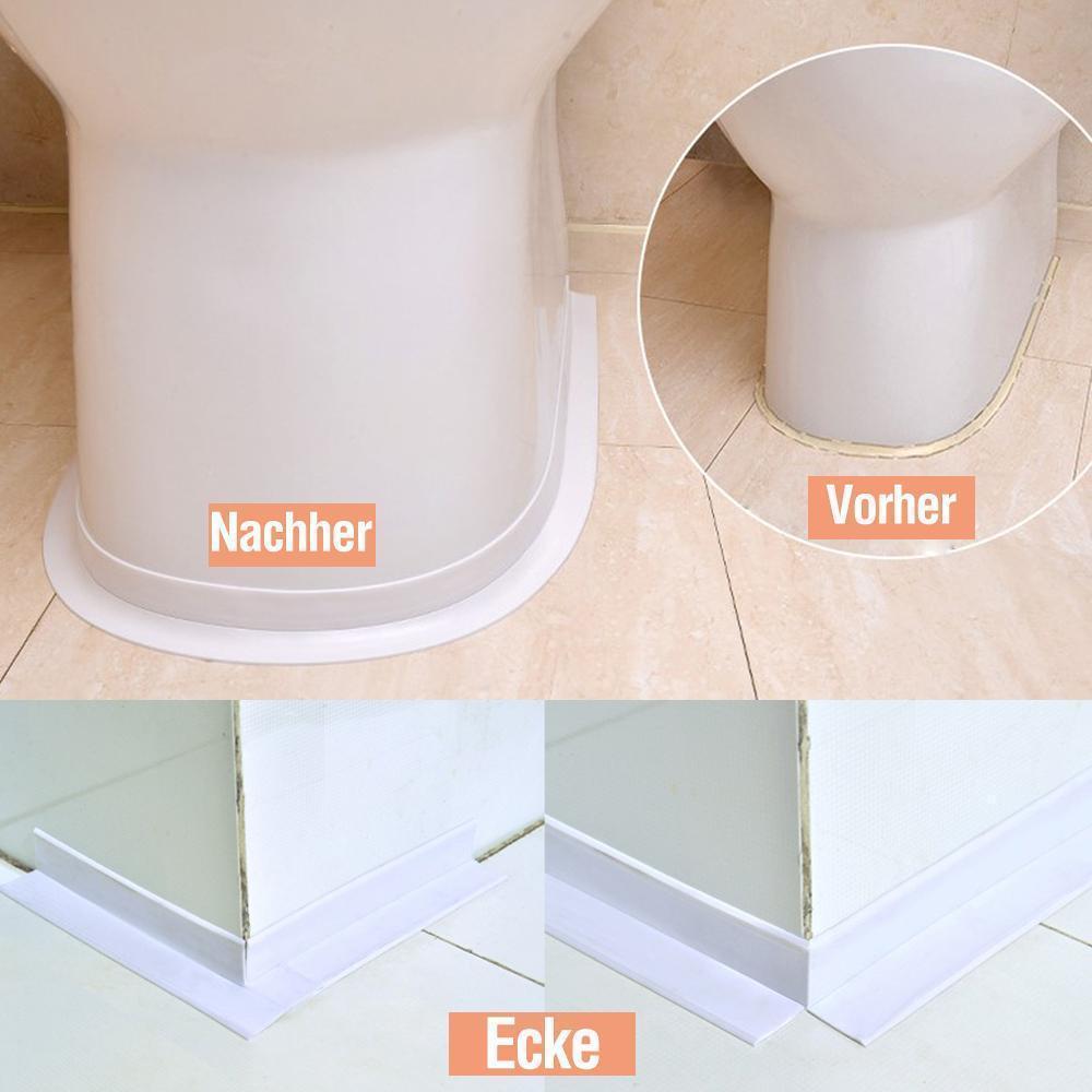 Waterproof Self Adhesive Sealing Tape, Mould Resistant | Kitchen Sink Accessories for Gaps Along Bath or Stove | Eleven Finishes
