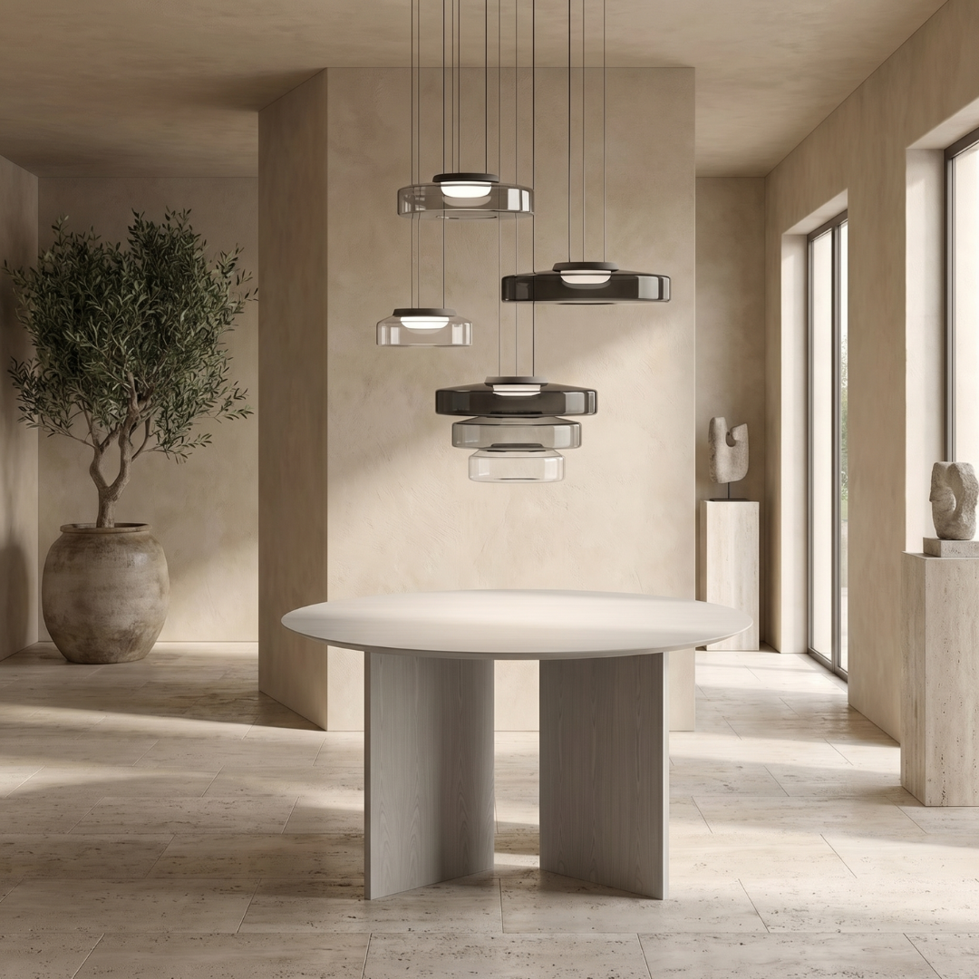 Bauhaus Glass Pendant Light Hanging Lamp