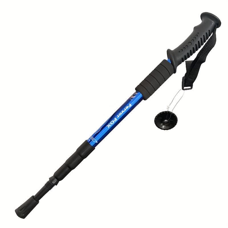 Adjustable Telescopic Hiking Trekking Pole 4 Height Levels | 6 Colors | Anti-Slip Lightweight Alloy Support for Outdoor Trails