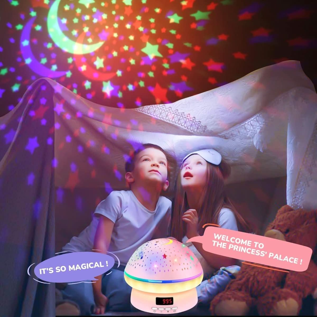 GLOWLIGHT - Magical Star Projector with 16 Colors & Timer Function product image