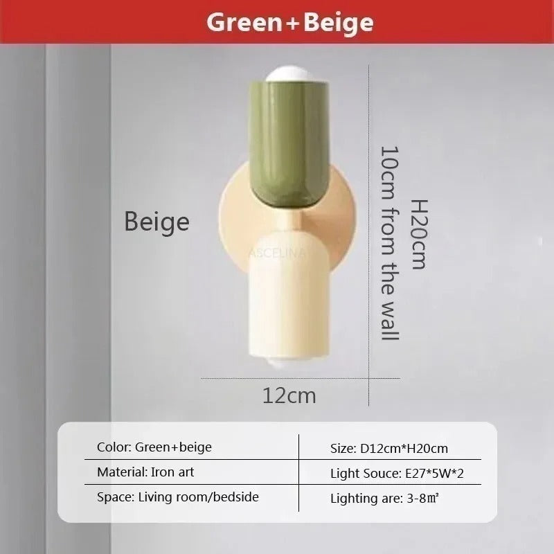 Nordic Double Head Wall Lamp for Indoor Lighting