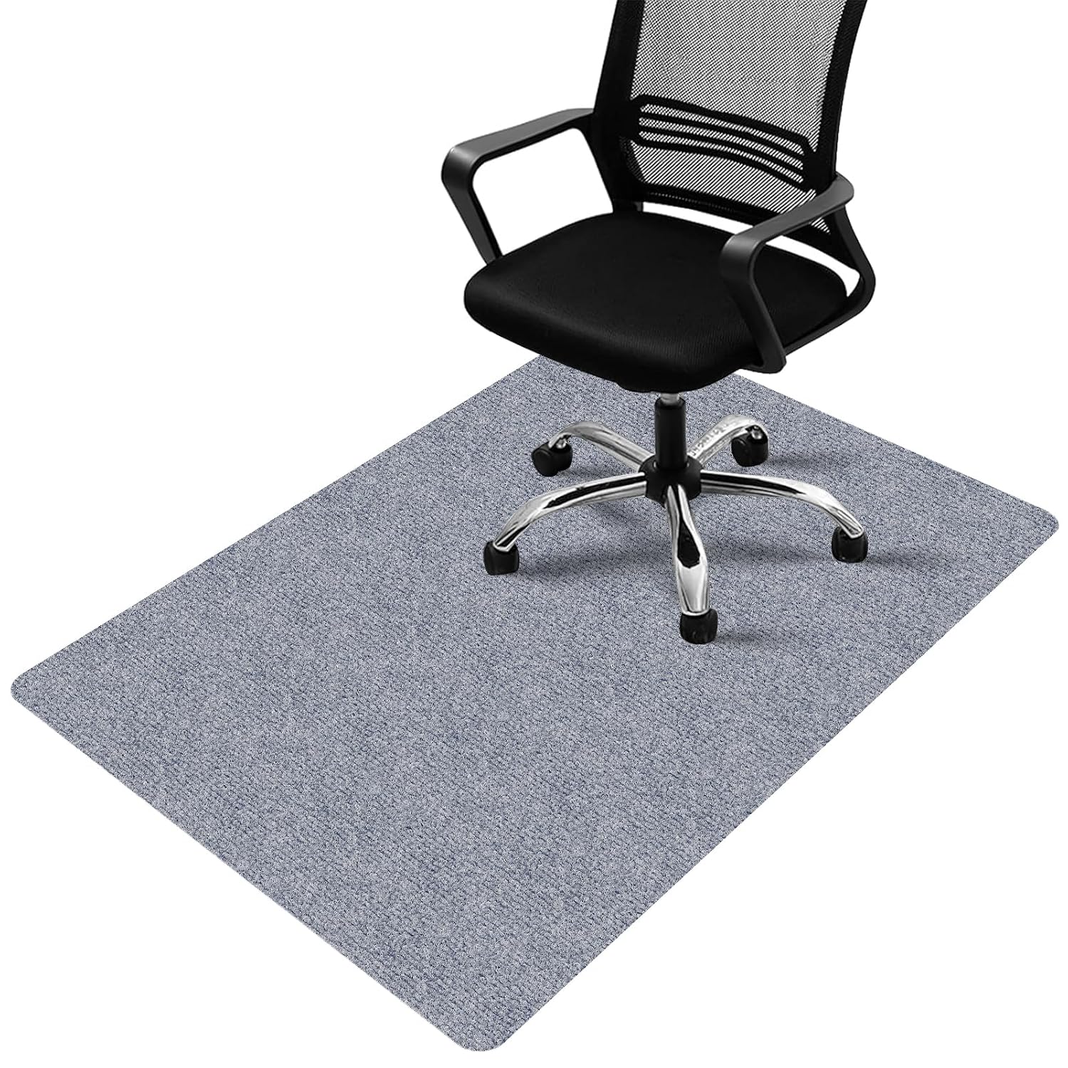 Premium PVC Chair Mat for Hardwood & Office Floors 35 x 47/55 In | 5 Colors | Smooth Rolling Protection for Desks & Gaming