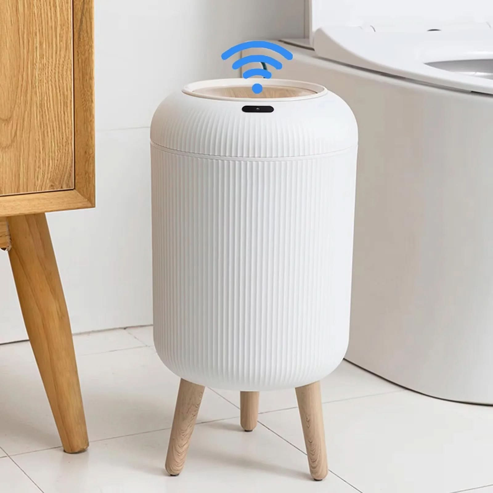 Smart Motion Sensor Trash Can | Touchless Auto Open and Close, 5 Finishes | Hygienic Design for Home or Office