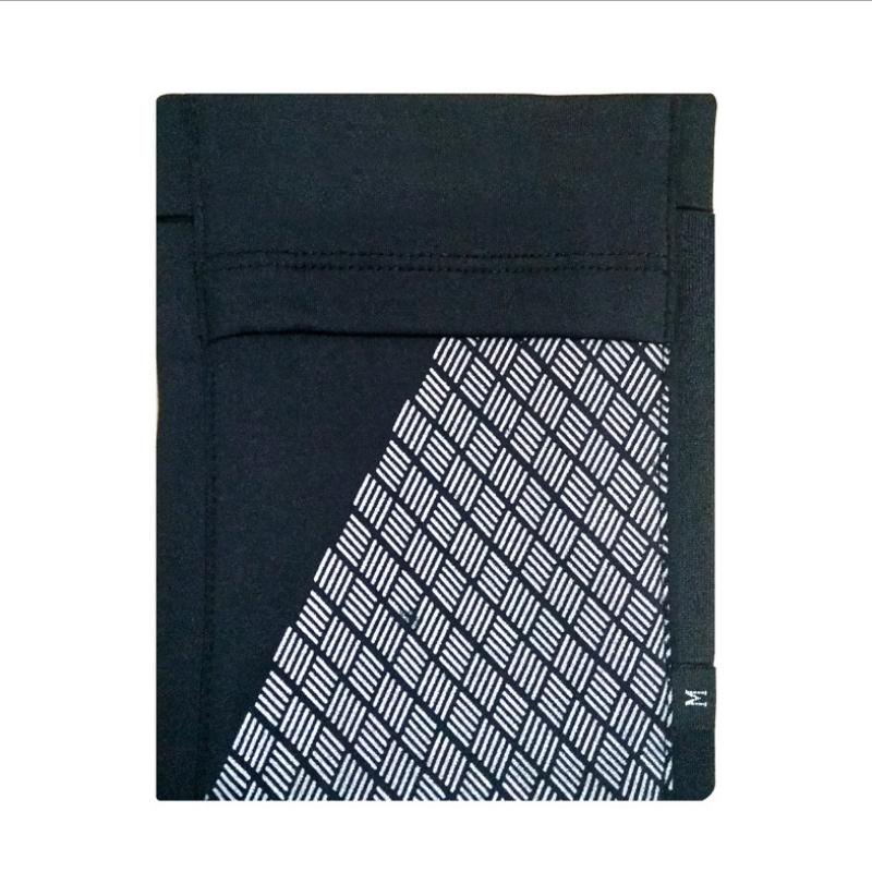 Sports Armband Phone Pouch with Two Side Pockets | Stretch Fabric and Reflective Print for Dark Runs | Sizes S to L