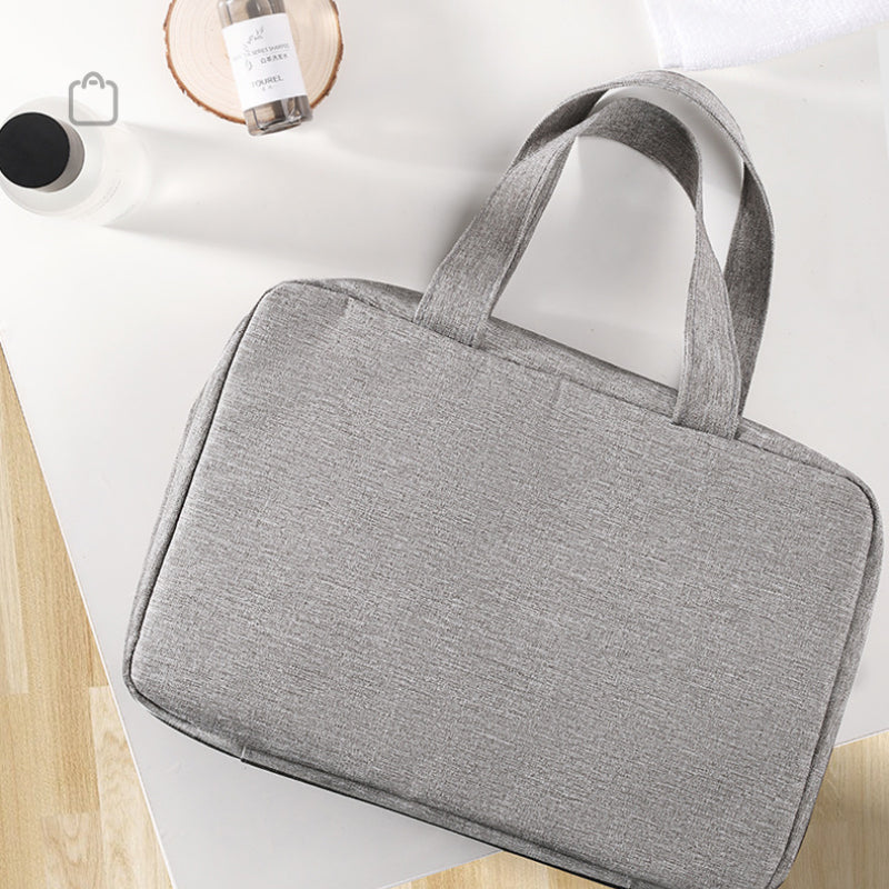 Cosmetic Organizer for Travel with Four Compartments | Padded, Water Resistant Shell | Packs Into a Suitcase or Backpack