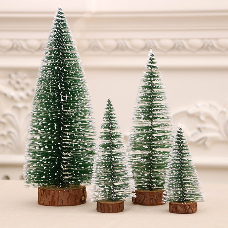 Mini Christmas Tree with Warm LED Lights | Nordic Styling for Desks and Side Tables | Festive Holiday Decorations