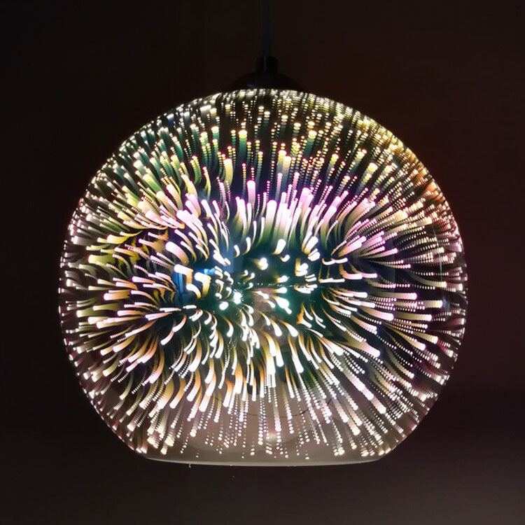 3D Firework Pendant Light Colorful Ceiling Lamp