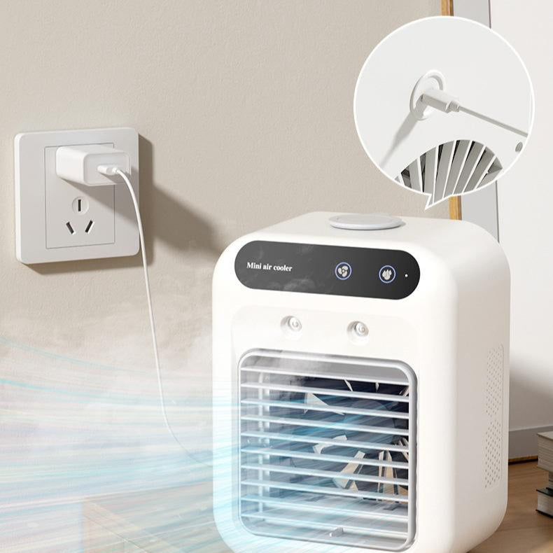 Portable Mini Air Cooler with Water Tank – Compact Quiet Personal Air Cooling Unit