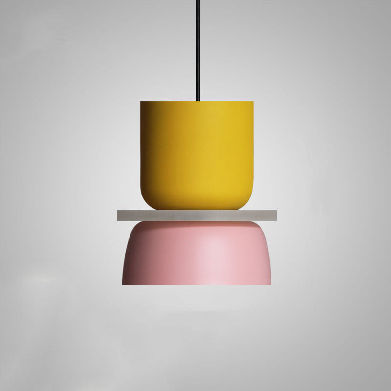 Macaron LED Pendant Light Nordic Color Ceiling Lamp