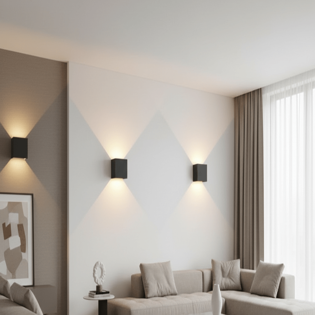 BEAMFLEX - Wireless LED Wall Light with Adjustable Light Beam - Black