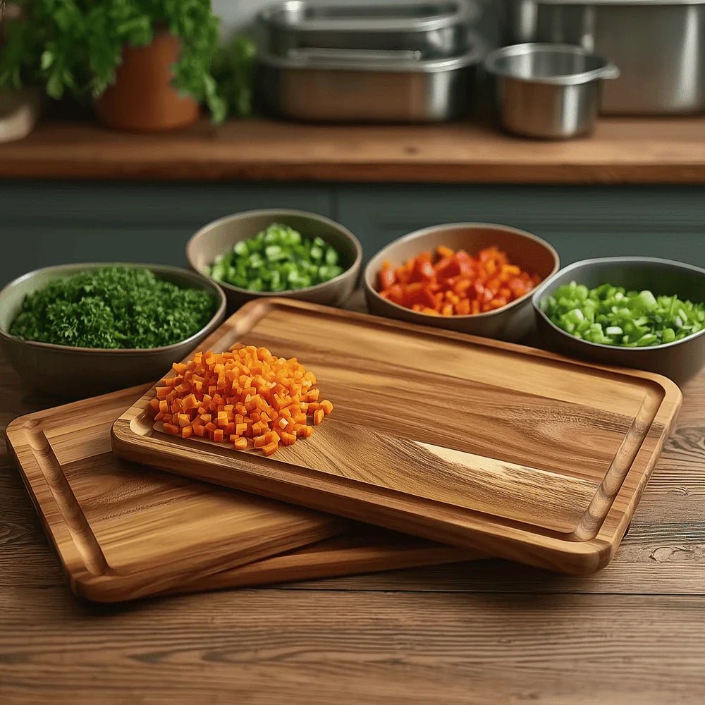 ACACIAEDGE – Acacia Wood Cutting Board for Kitchen & Serving