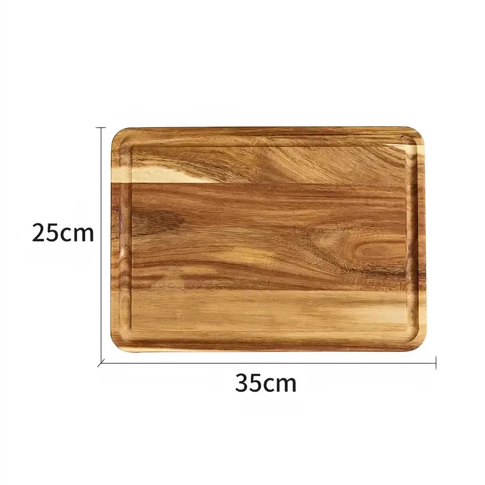 ACACIAEDGE – Acacia Wood Cutting Board for Kitchen & Serving