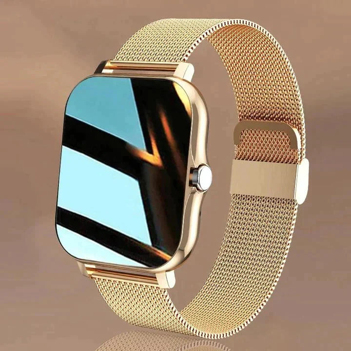 Smart Watch with Heart Rate Step and Sleep Tracking | Bluetooth Call and App Alerts | 240 Hour Battery Life