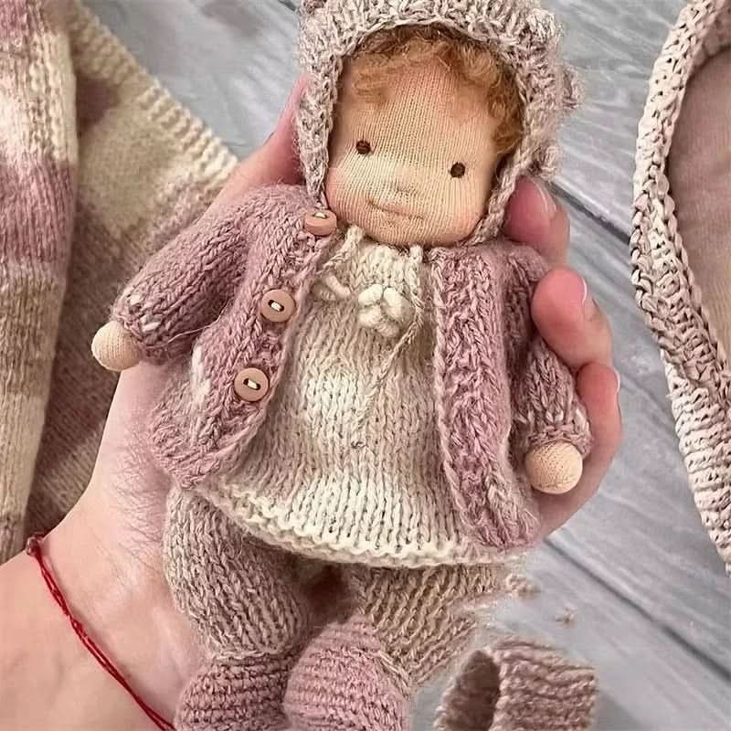 Handmade Waldorf Doll ~11.8 In Soft Cotton | 9 Character Styles With Outfit Accessories | Imaginative Play for Ages 3+