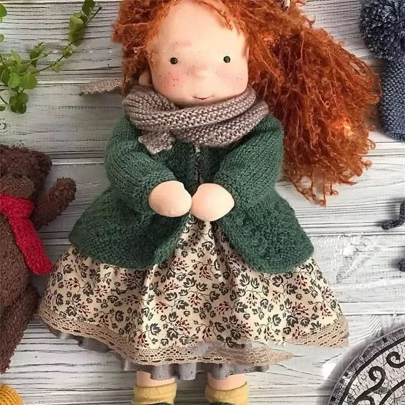 Handmade Waldorf Doll ~11.8 In Soft Cotton | 9 Character Styles With Outfit Accessories | Imaginative Play for Ages 3+