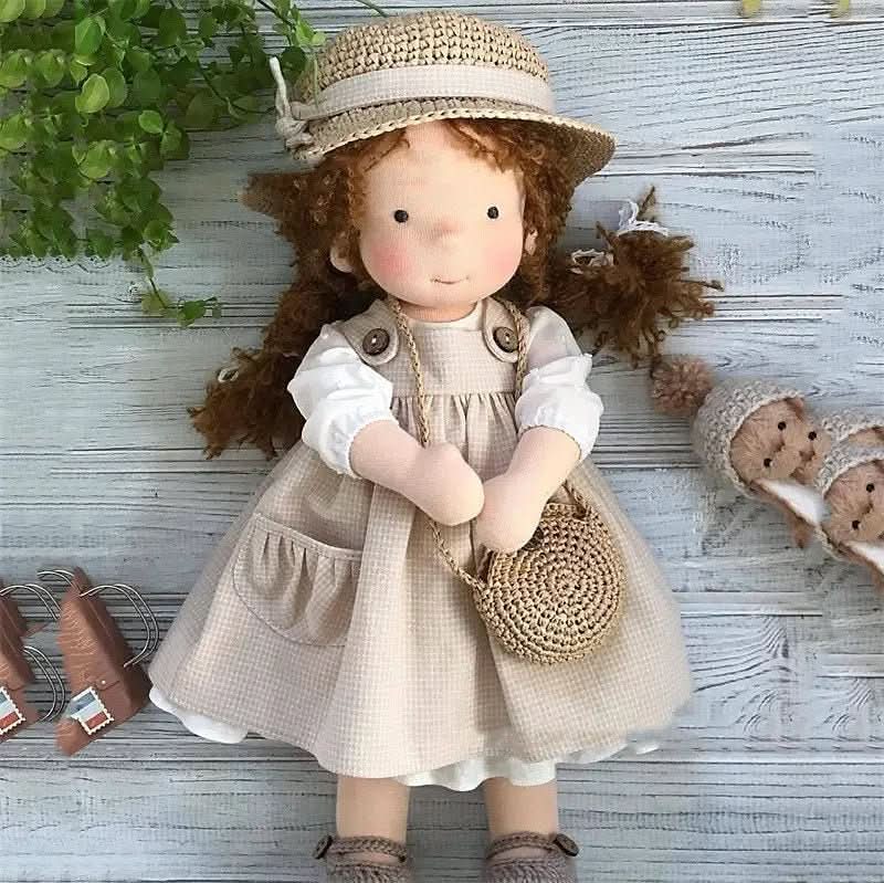 Handmade Waldorf Doll ~11.8 In Soft Cotton | 9 Character Styles With Outfit Accessories | Imaginative Play for Ages 3+