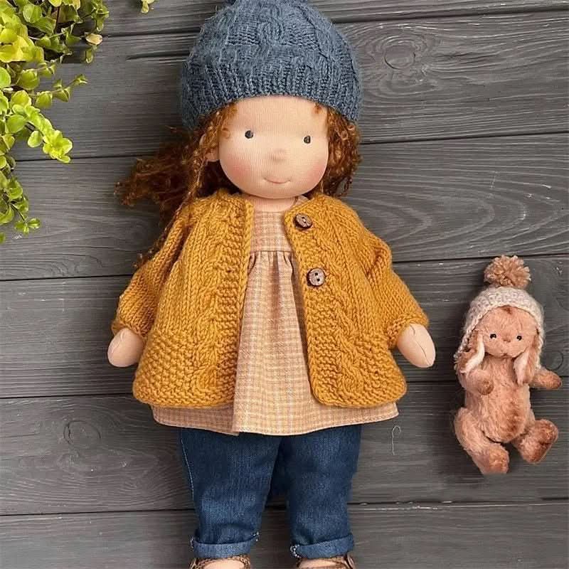 Handmade Waldorf Doll ~11.8 In Soft Cotton | 9 Character Styles With Outfit Accessories | Imaginative Play for Ages 3+