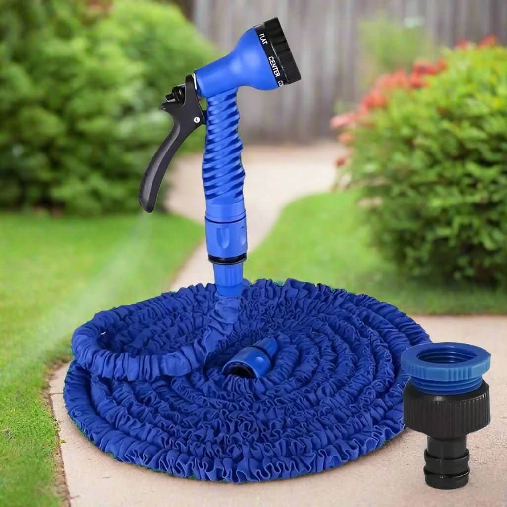 Expandable High-Pressure Garden Hose | 7 Spray Patterns, 25 to 200 ft Lengths | Flexible Wall-Mountable Design