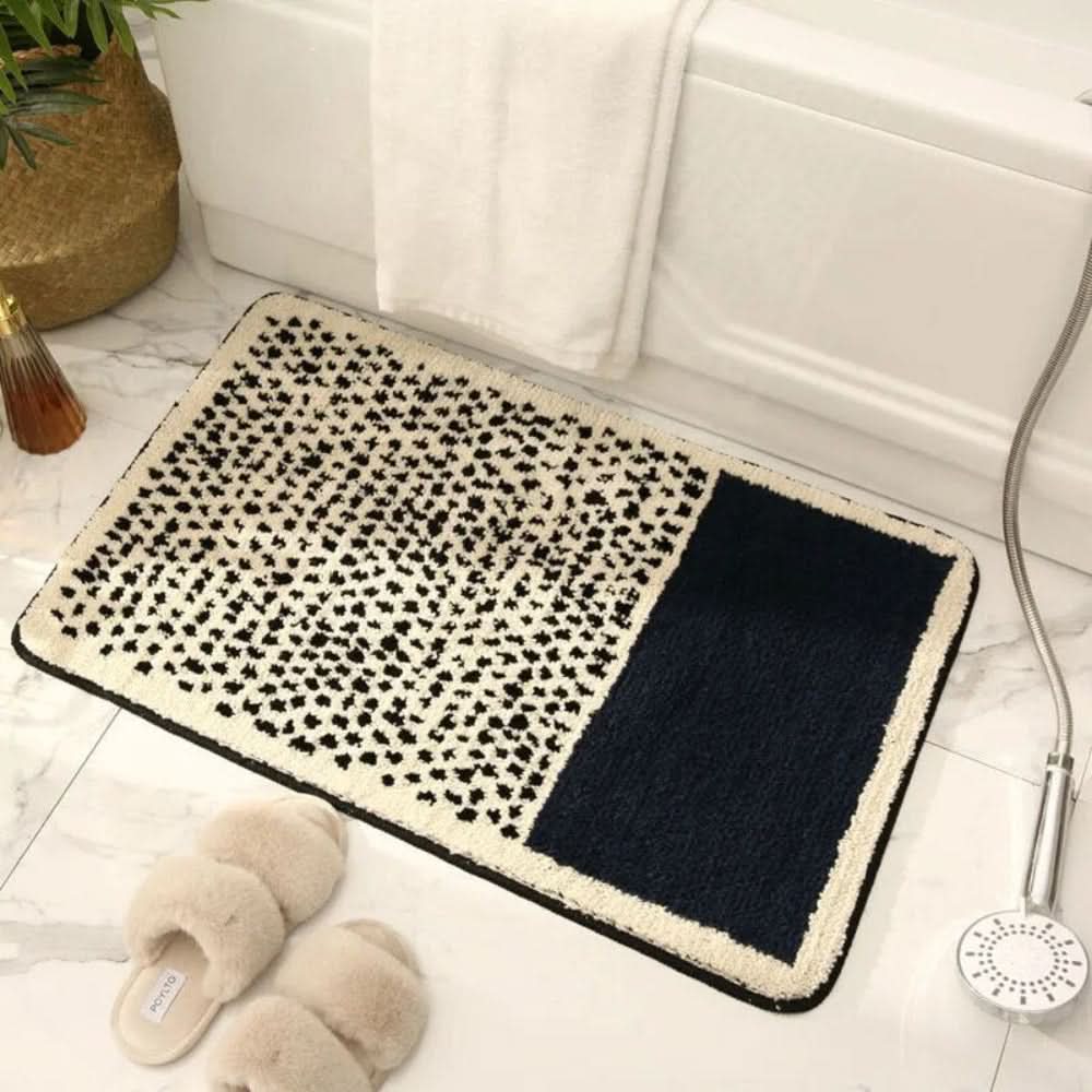 Abstract Non Slip Bath Mat