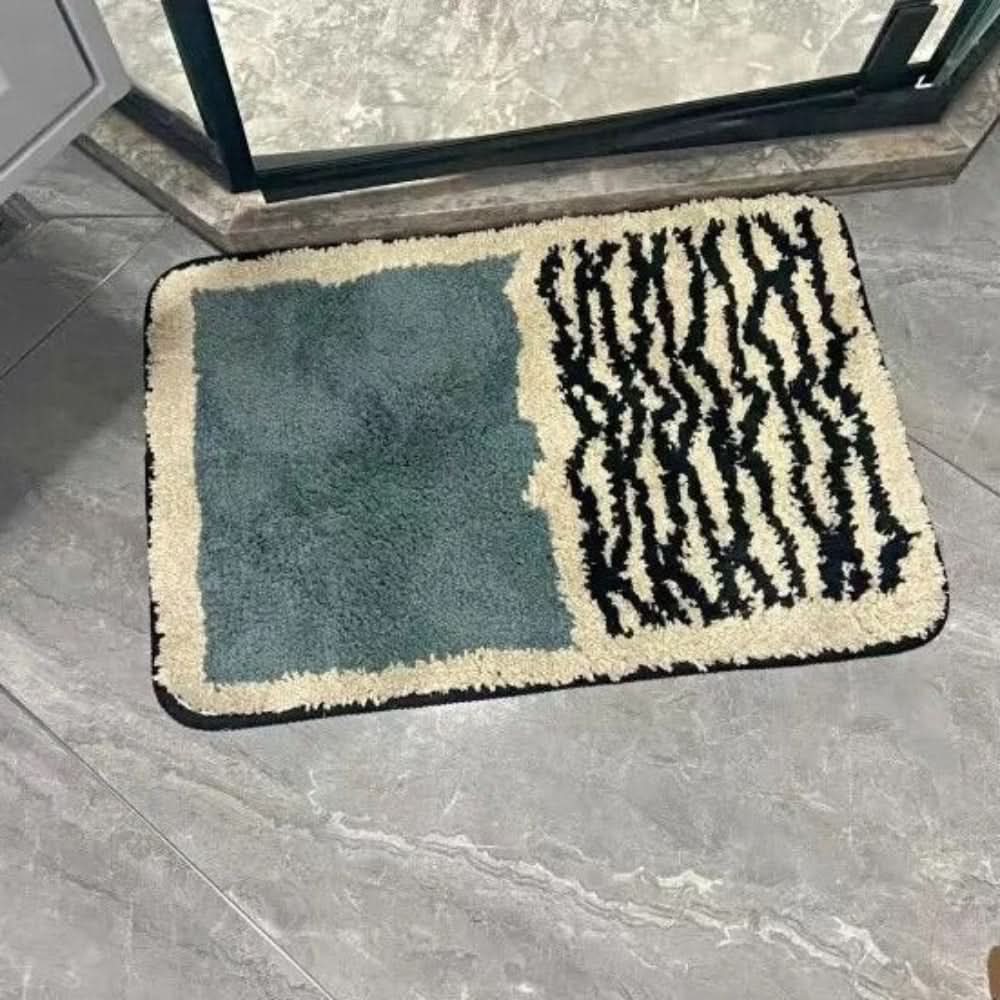 Abstract Non Slip Bath Mat