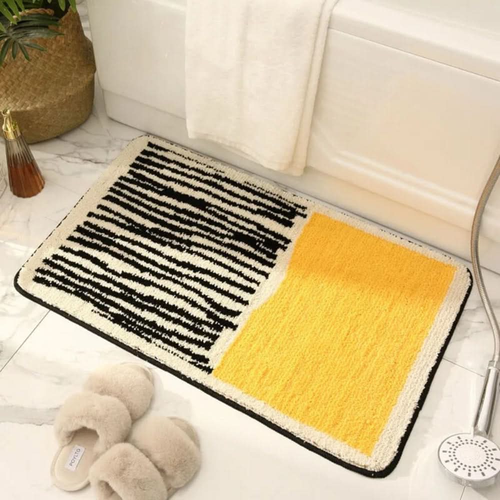 Abstract Non Slip Bath Mat