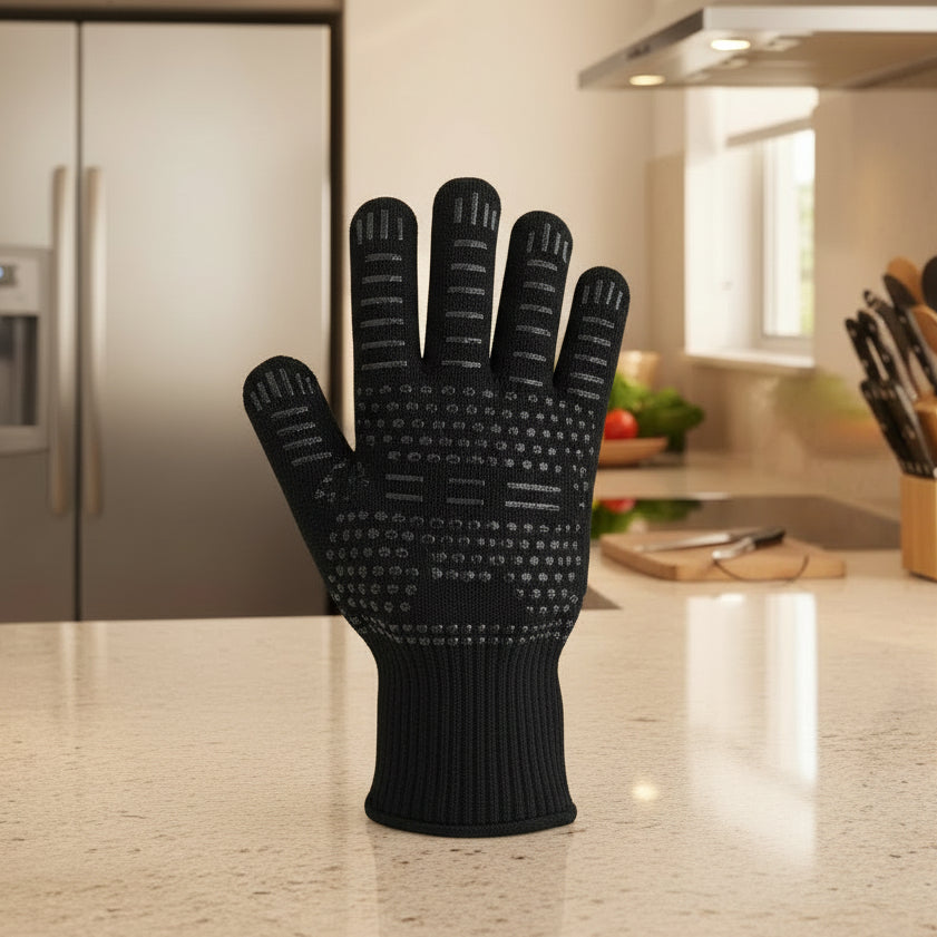 BBQ Heatglove – Extremely Heat-Resistant Protective Gloves for Grill and Kitchen