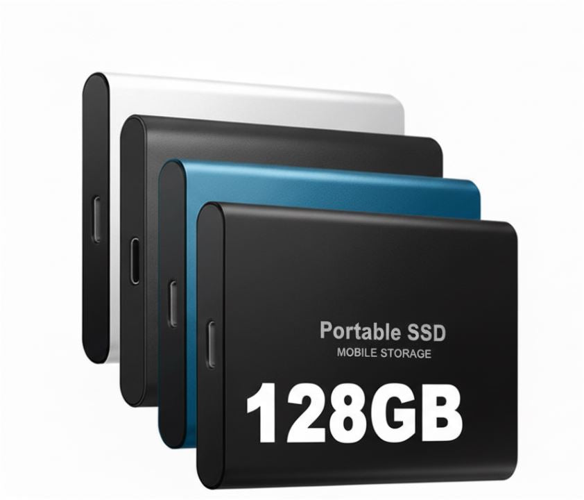 128 GB External Hard Disk SSD with USB 3.1 | M.2 Type C Drive for PC, Laptop and Mac | Compact Metal Body