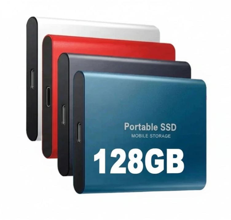 128 GB External Hard Disk SSD with USB 3.1 | M.2 Type C Drive for PC, Laptop and Mac | Compact Metal Body