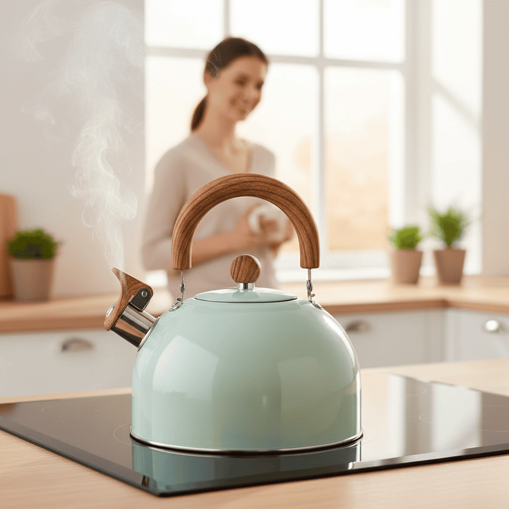 AURABOIL – Classic 0.8 gal Whistling Kettle with Elegant Design