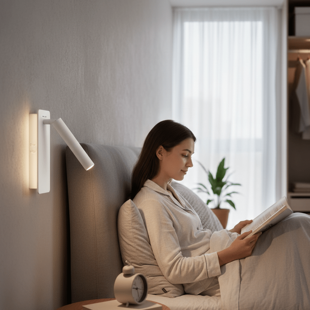 TWIRLLITE - Redatable LED Lamp for Flexibly Adjustable Bed Lighting product image