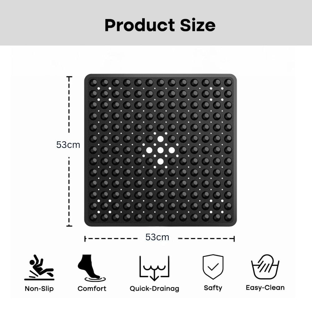 Non Slip Suction Bath Mat for Shower