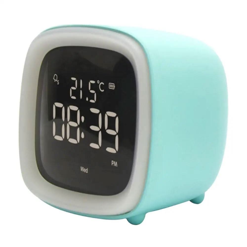 Bunny Light LED - Children's Alarm Clock and Gentle Night Light - Blue