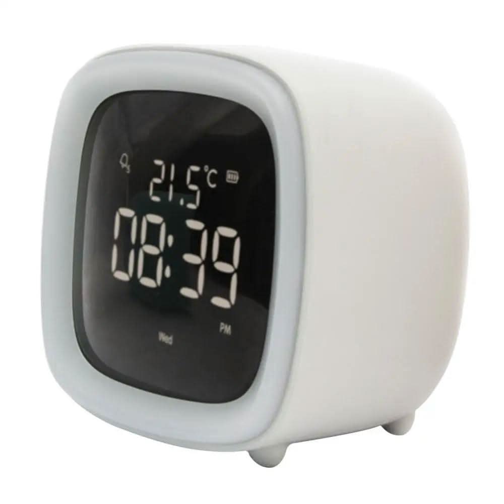 Bunny Light LED - Children's Alarm Clock and Gentle Night Light - Gray