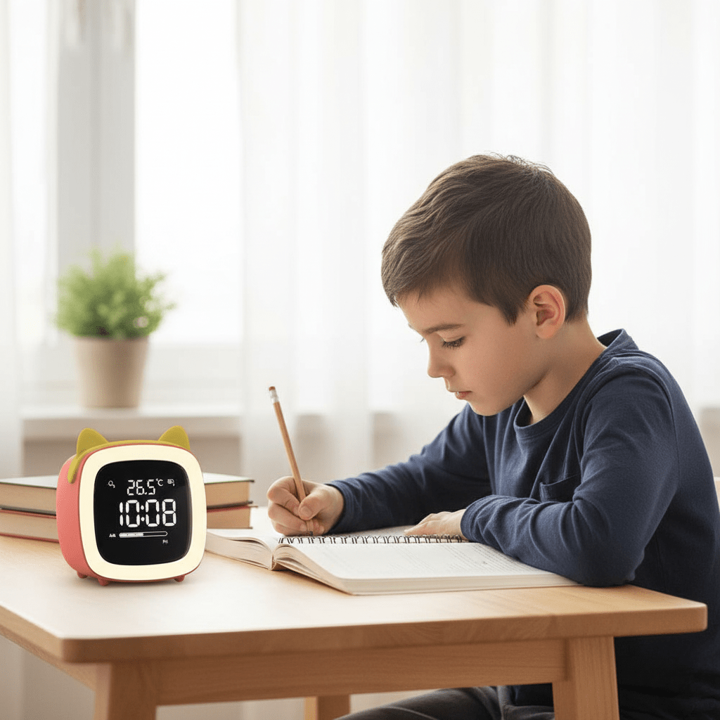 Bunny Light LED - Children's Alarm Clock and Gentle Night Light product image