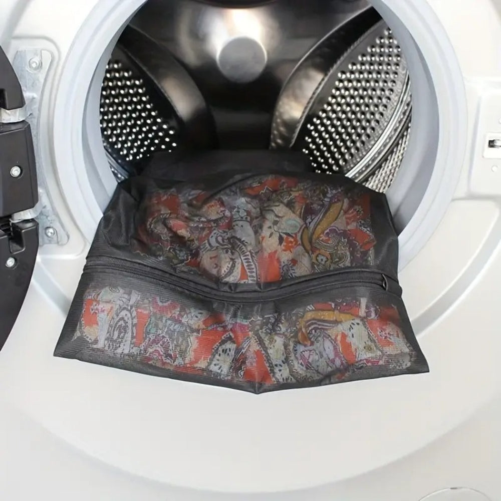 Black Mesh Laundry Bag