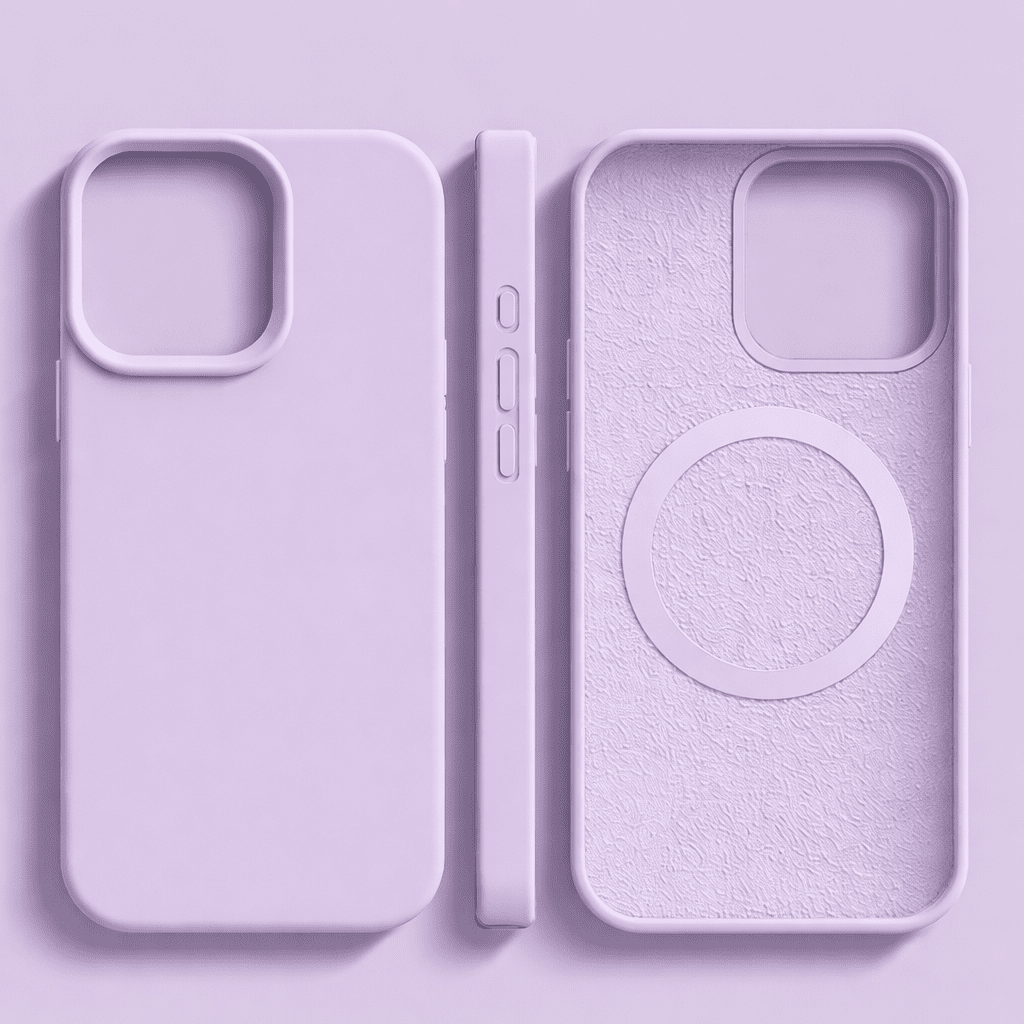 Silicone iPhone Case with MagSafe Compatibility | 9 Colors, Fits iPhone 14-16 Series | Shockproof Microfiber-Lined Protection