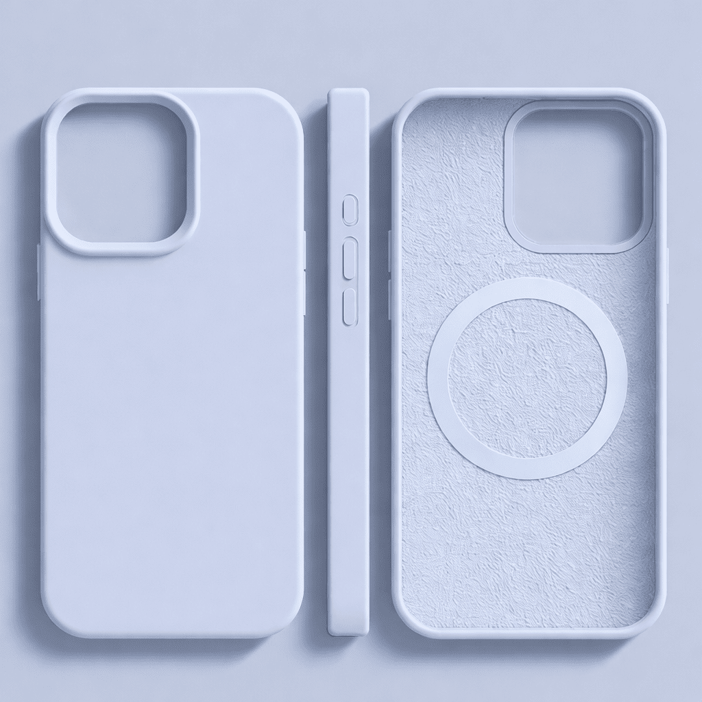Silicone iPhone Case with MagSafe Compatibility | 9 Colors, Fits iPhone 14-16 Series | Shockproof Microfiber-Lined Protection