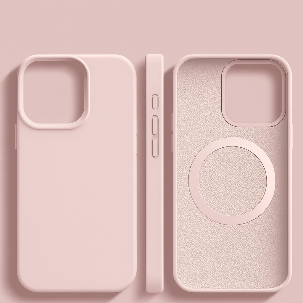 Silicone iPhone Case with MagSafe Compatibility | 9 Colors, Fits iPhone 14-16 Series | Shockproof Microfiber-Lined Protection
