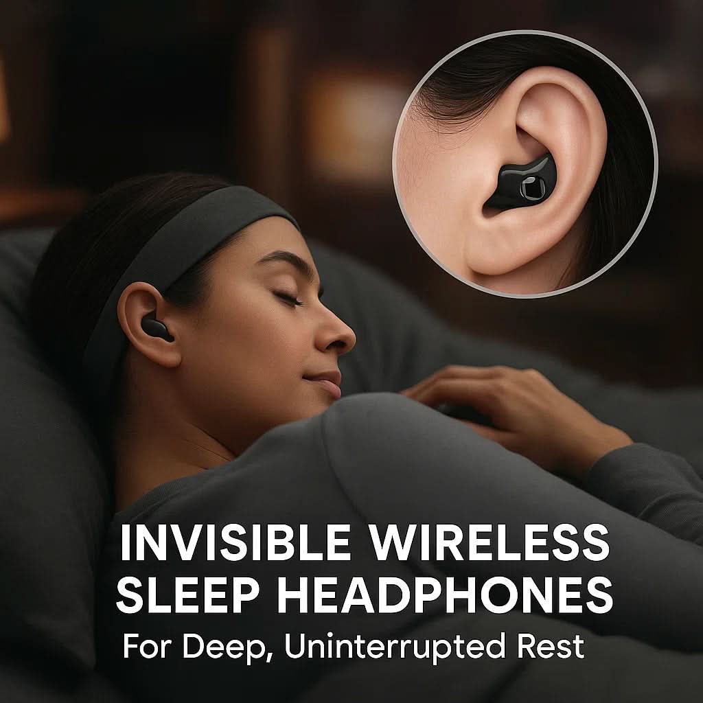 Wireless Sleep Headphones with Bluetooth 5.3 & IPX5 Waterproof | 3 Colors | Up to 24-Hr Playback for Noise-Free Rest