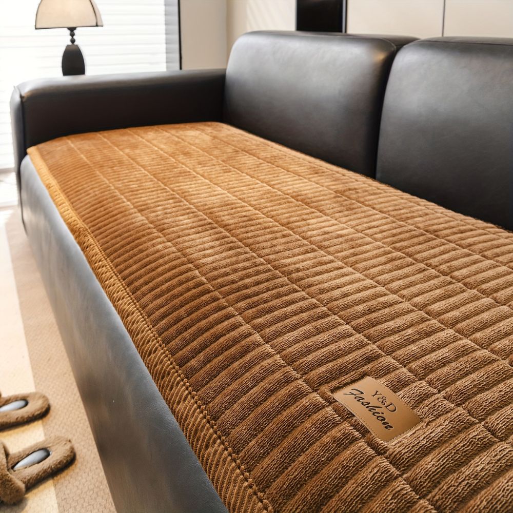 Quilted Sofa Cushion Cover Protector