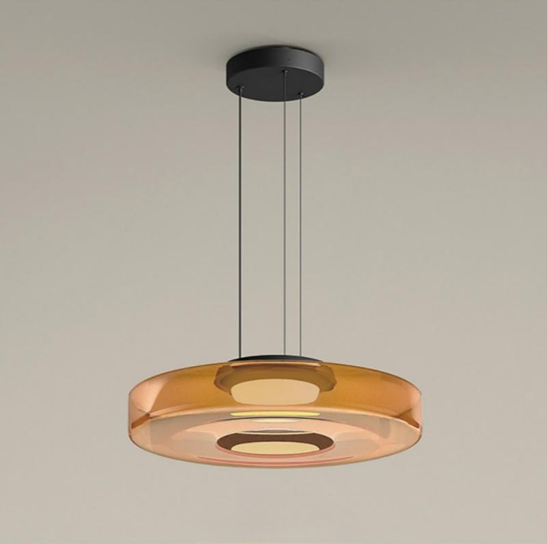 Bauhaus Glass Pendant Light Hanging Lamp