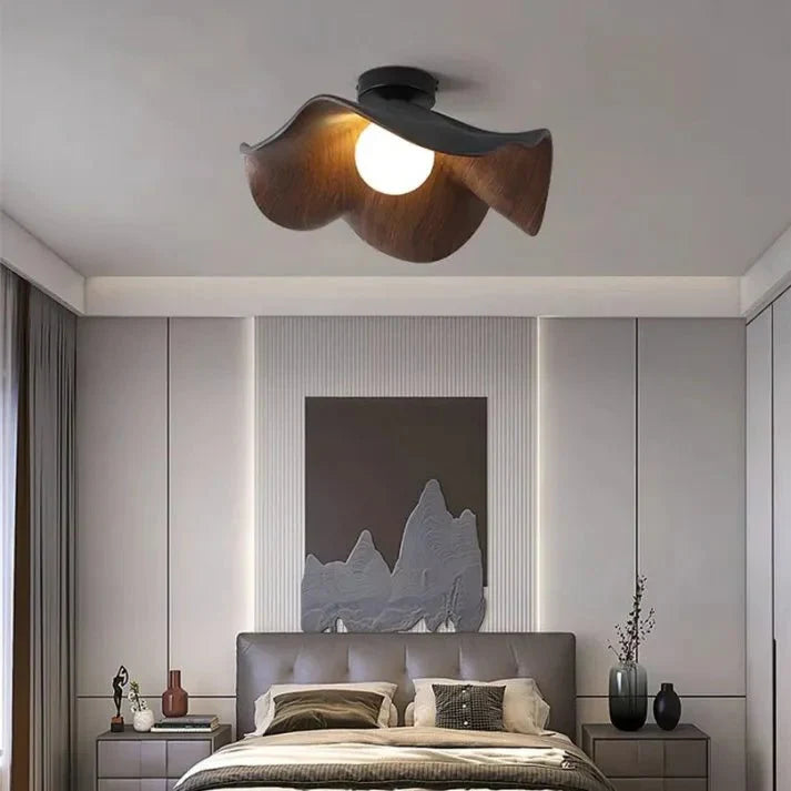 Ceiling Light with Resin and Metal Construction – Pendant Lamp for Indoor Ceiling Lighting