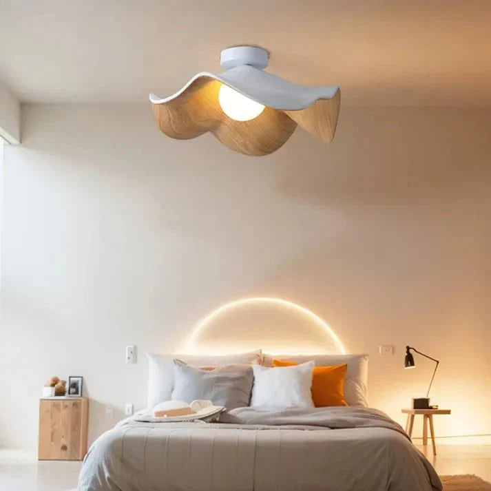 Ceiling Light with Resin and Metal Construction – Pendant Lamp for Indoor Ceiling Lighting