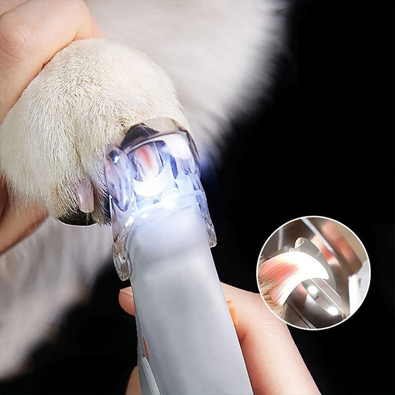 Dog Nail Cutter with a Safety Guard Against Over Trimming | Sharp Precision Blades for a Clean Cut | Non Slip Ergonomic Grip