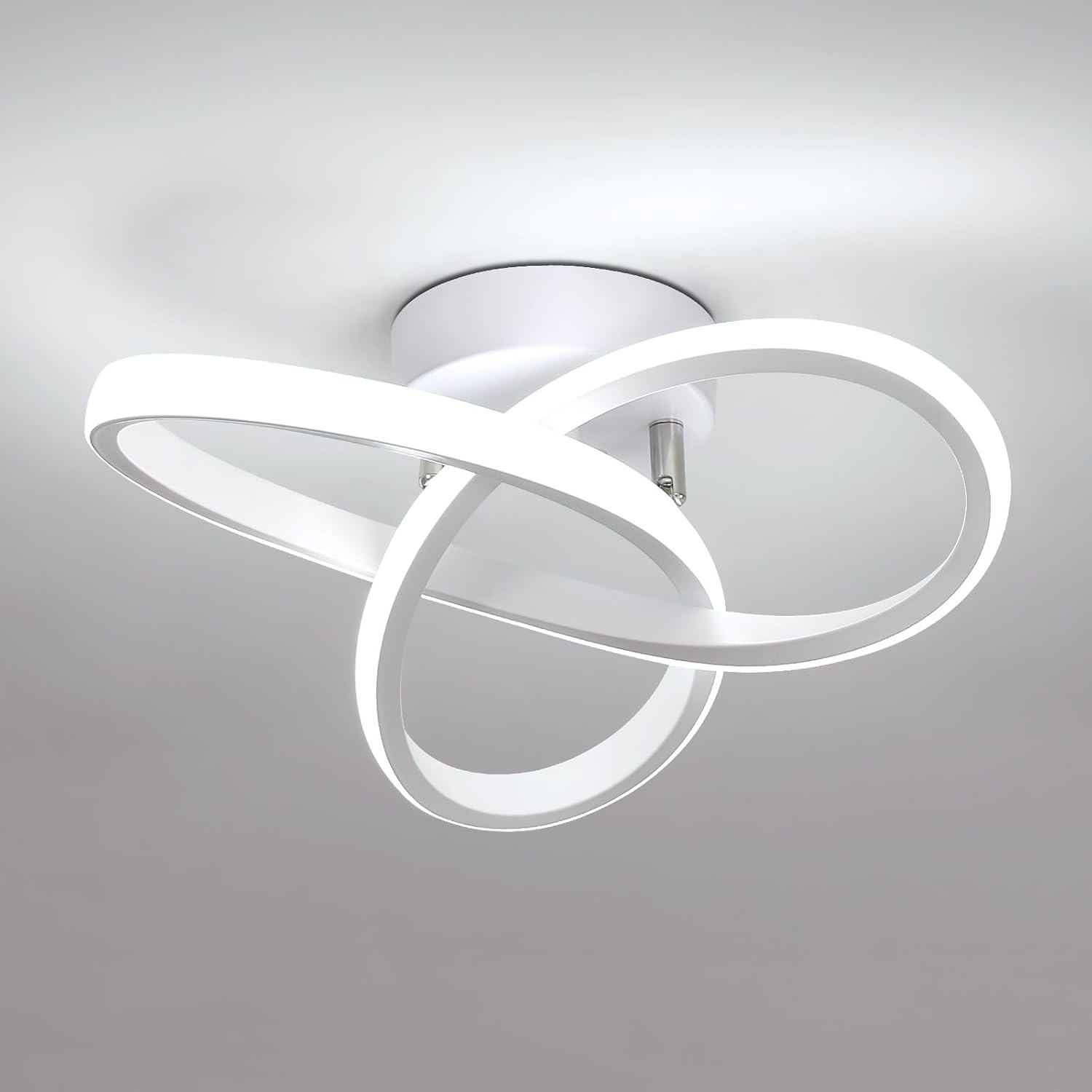 White LED Ceiling Light Round Flush Mount