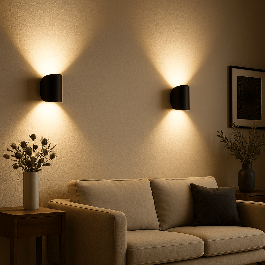 BRIGHTFLOW - Modern LED Wall Light for Energy-Efficient Living Room Lighting product image