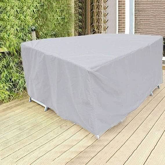 Weatherproof Outdoor Furniture Cover | Black or Silver, 32 Sizes Available | UV & Rain Protection for Patio Sets