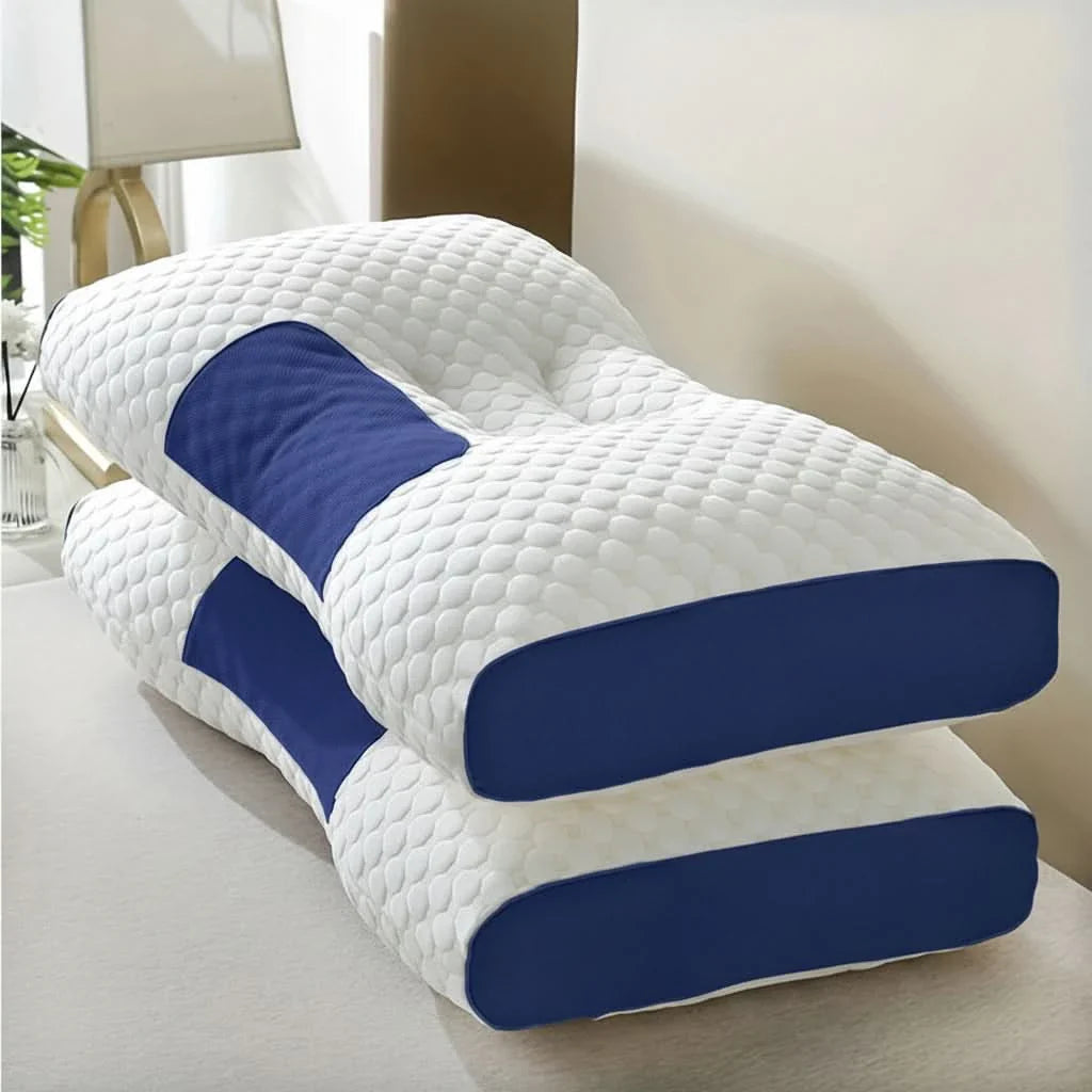 Adjustable Foam Neck Pillow 31.5 x 20.9 In, Set of 2 | 7 Colors | Machine-Washable Support for Rest & Travel