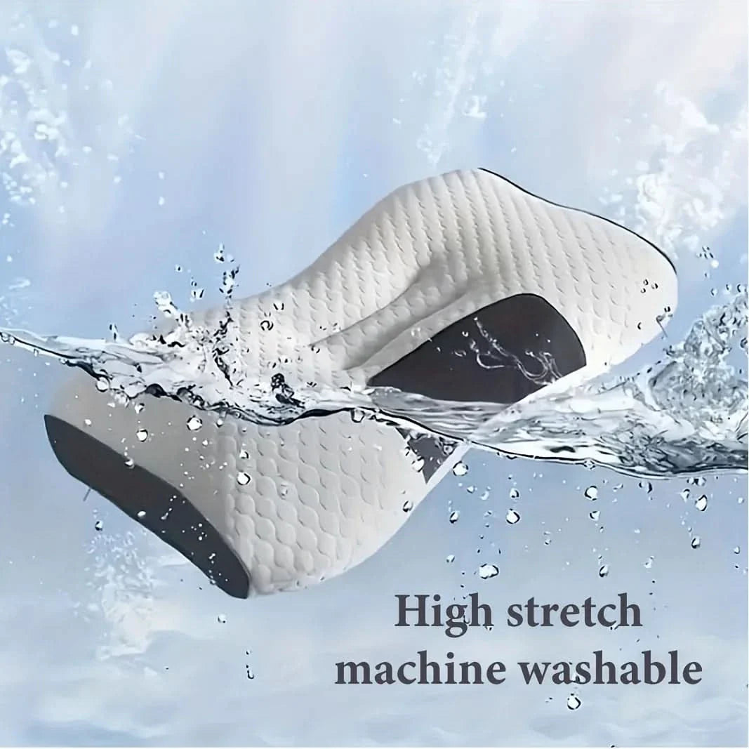 Adjustable Foam Neck Pillow 31.5 x 20.9 In, Set of 2 | 7 Colors | Machine-Washable Support for Rest & Travel
