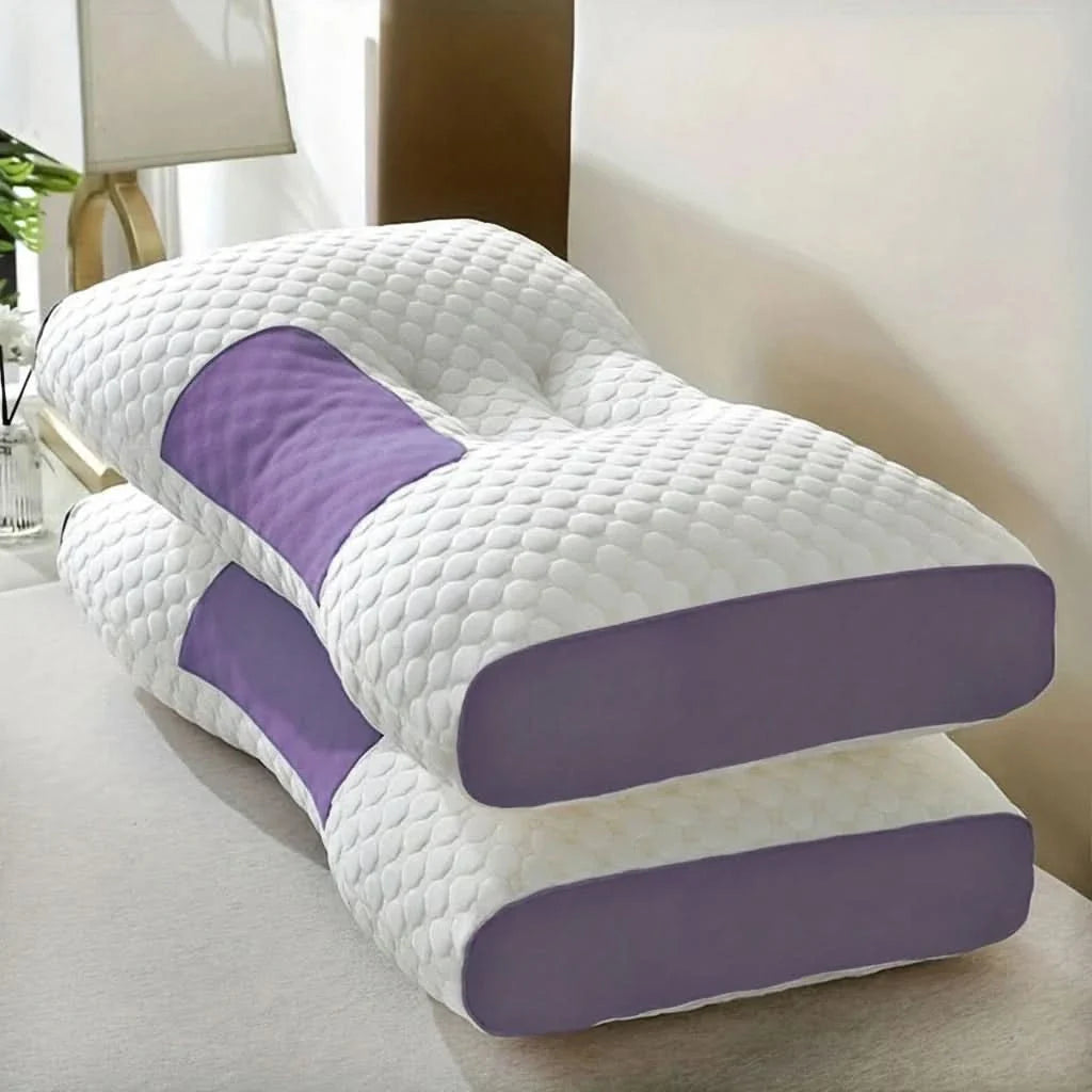 Adjustable Foam Neck Pillow 31.5 x 20.9 In, Set of 2 | 7 Colors | Machine-Washable Support for Rest & Travel